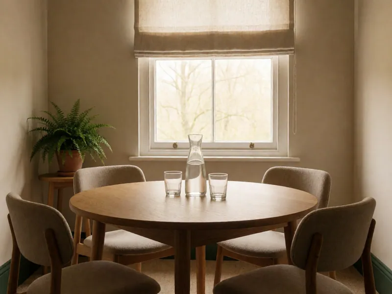 The arrangement room, empty